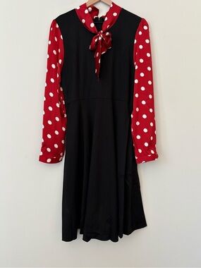 Tulip B Long Sleeve Midi Dress-L